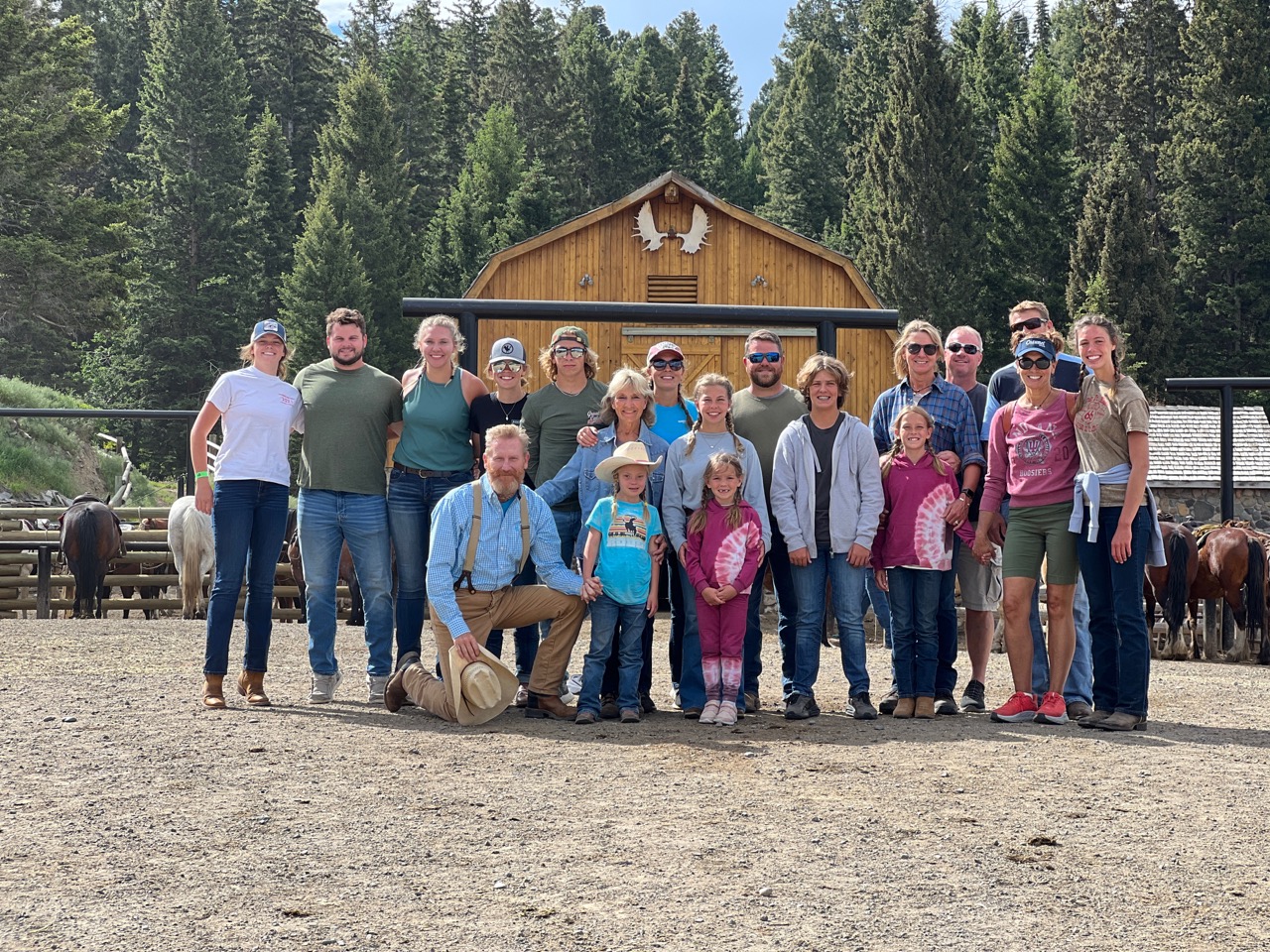 In Montana with Joey's family